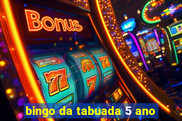 bingo da tabuada 5 ano